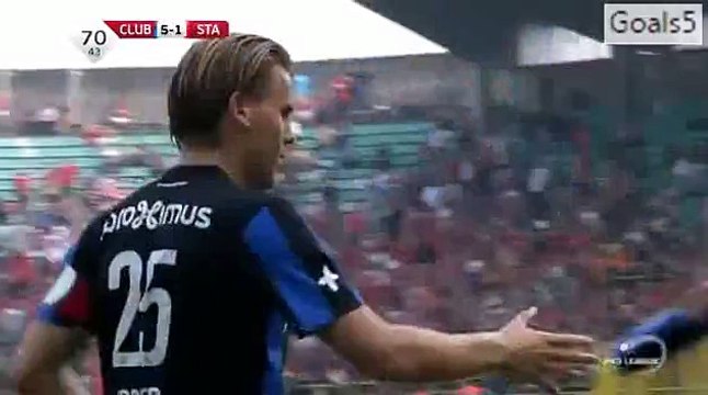 Claudemir Goal Club Brugge 5 - 1 Standard Liege Jupiler League 30-8-2015