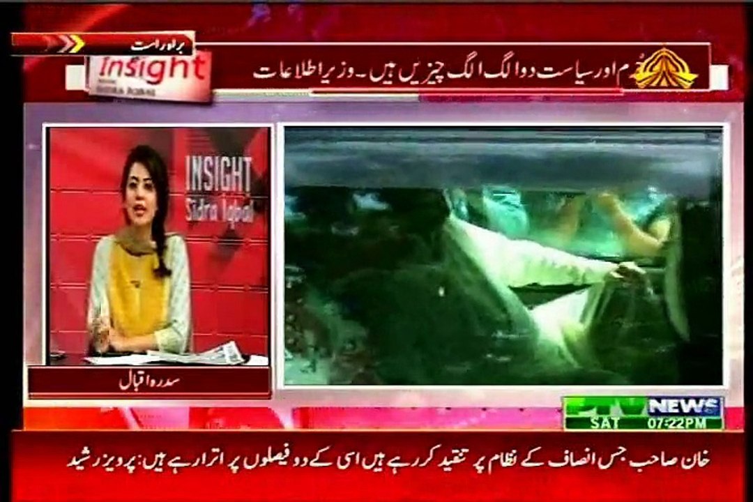 PTV News Insight With Sidra Iqbal with MQM Abdul Waseem (29 August 2015)