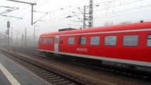 CFL-Dosto 2302 auf Probefahrt und andere Züge in Erfurt Hbf am 14. Januar 2014