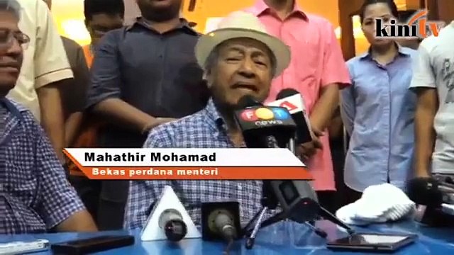 Dr M: Kita nak singkir Najib bukan BN