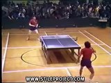 Çinlilerden nefes kesen bir masa tenisi (Komik ve ilginç videolar)