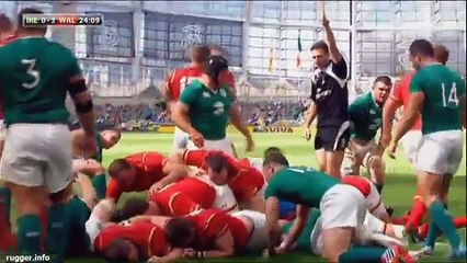 Ireland vs Wales - Rugby Highlights _ International Test 29 August 2015  HD