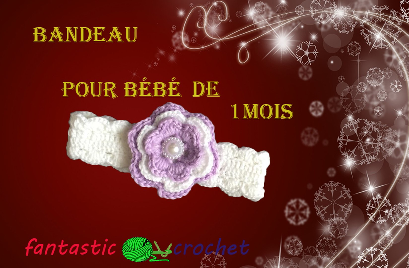 Crcohet Bandeau Pour Bebe Video Dailymotion