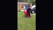 Funny video kid gets smacked in the head