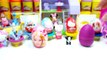 Peppa Pig Kinder surprise eggs Barbie Violetta egg toys frozen Hello Kitty Disney toy