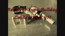 Revolver Bulldog calibre 380 - Cartouches métalliques à poudre noire