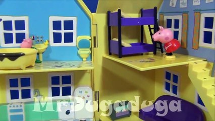 Peppa Pig en français. Peppa Pig joue avec George à cache cache