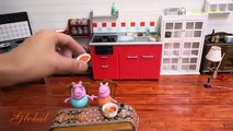 Nấu ăn cho Peppa pig bằng đồ chơi nấu ăn mini food Nhật Bản cho bé xem