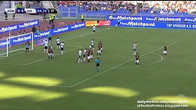 Seydou Keita Fantastic Chance | AS Roma v. Juventus - 30.08.2015 HD