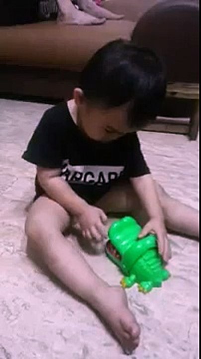 Kid with Crocodile Funny