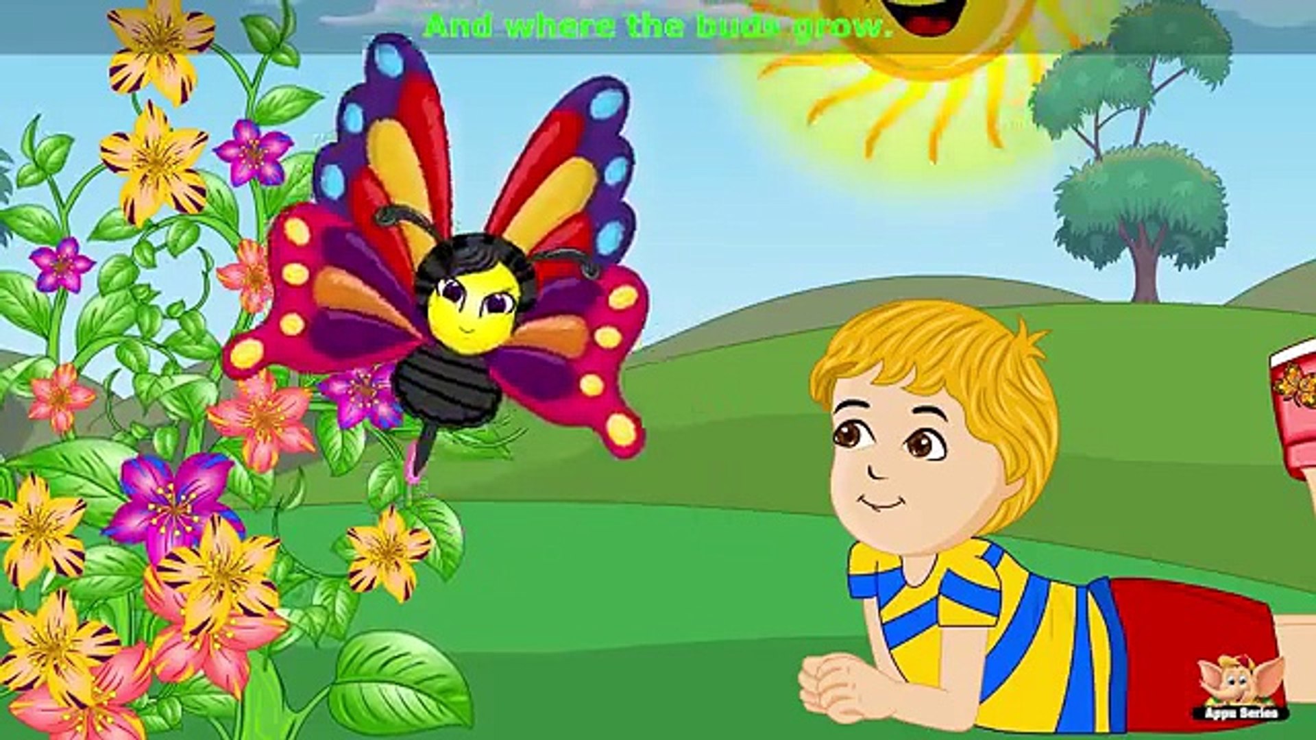 Butterfly, Butterfly - Nursery Rhyme with Karaoke