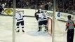 Penn State ice hockey scores a goal shorthanded against Army at Pegula Ice Arena