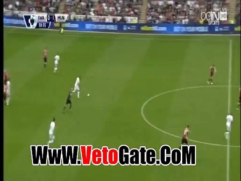أندريه أيو يتعادل بالهدف الاول سواتزى سيتى فى المان يونايتد