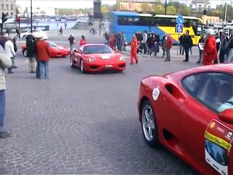 Ferrari 60 Years Relay in Stockholm
