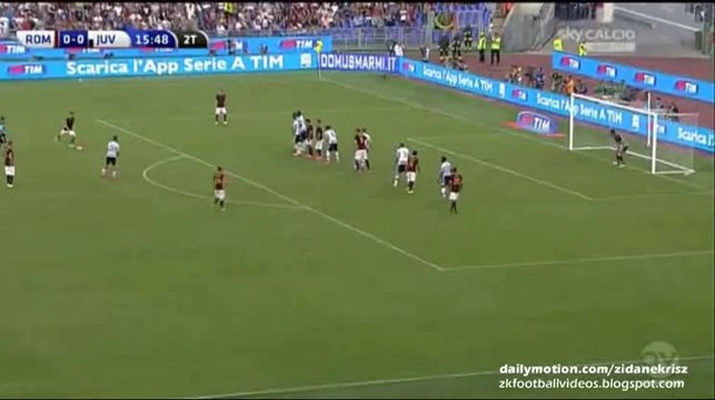 1-0 Miralem Pjanic INCRDIBLE Free-Kick Goal | AS Roma v. Juventus - 30.08.2015 HD