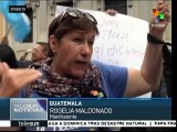 Guatemaltecos exigen a Otto Pérez Molina que renuncie