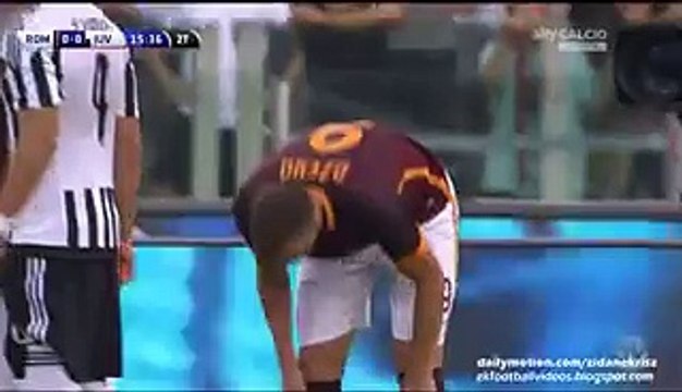 1-0 Miralem Pjanic Fantastic Free-Kick Goal - AS Roma v. Juventus - 30.08.2015 HD