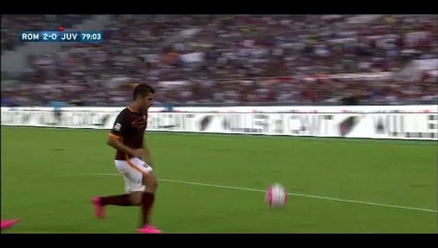 Edin Džeko Goal - AS Roma 2-0 Juventus - 30-08-2015