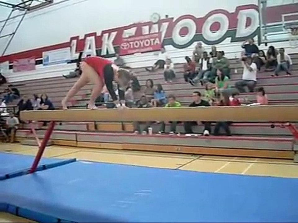 high school gymnastics meet 4/24/09