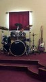 Victor drumming to Newsboys Gods not Dead