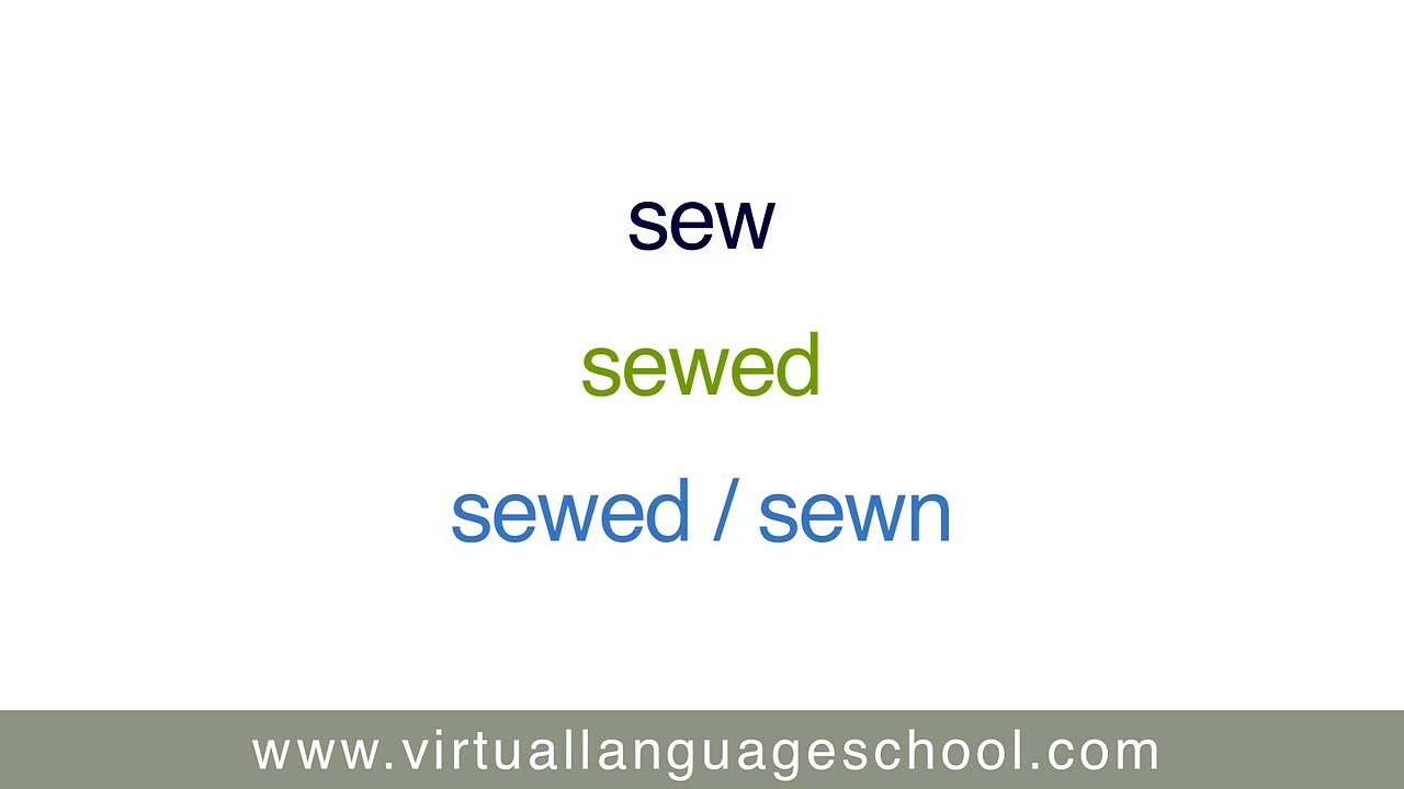 The Pronunciation of Irregular Verbs