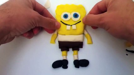 Play Doh How to make Spongebob Squarepants Bob Esponja