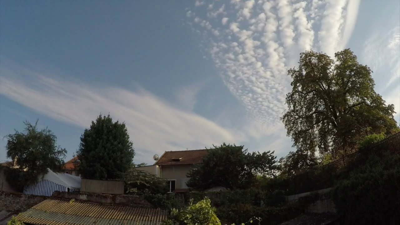 Time-lapse - coucher de soleil à Villeneuve le roi