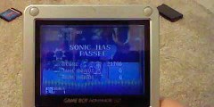 Sonic Genisis Gameboy Advance SP Gameplay