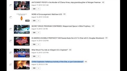 The Tianjin Explosion Caused by Pentagon Space Weapons According to Natural News Are we at war