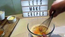 How To Make and Eat Crepes (French Pancakes)
