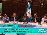 Guatemala: Perez Molina May Face Corruption Charges