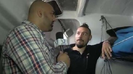 Dan Hardy sets sail around the world