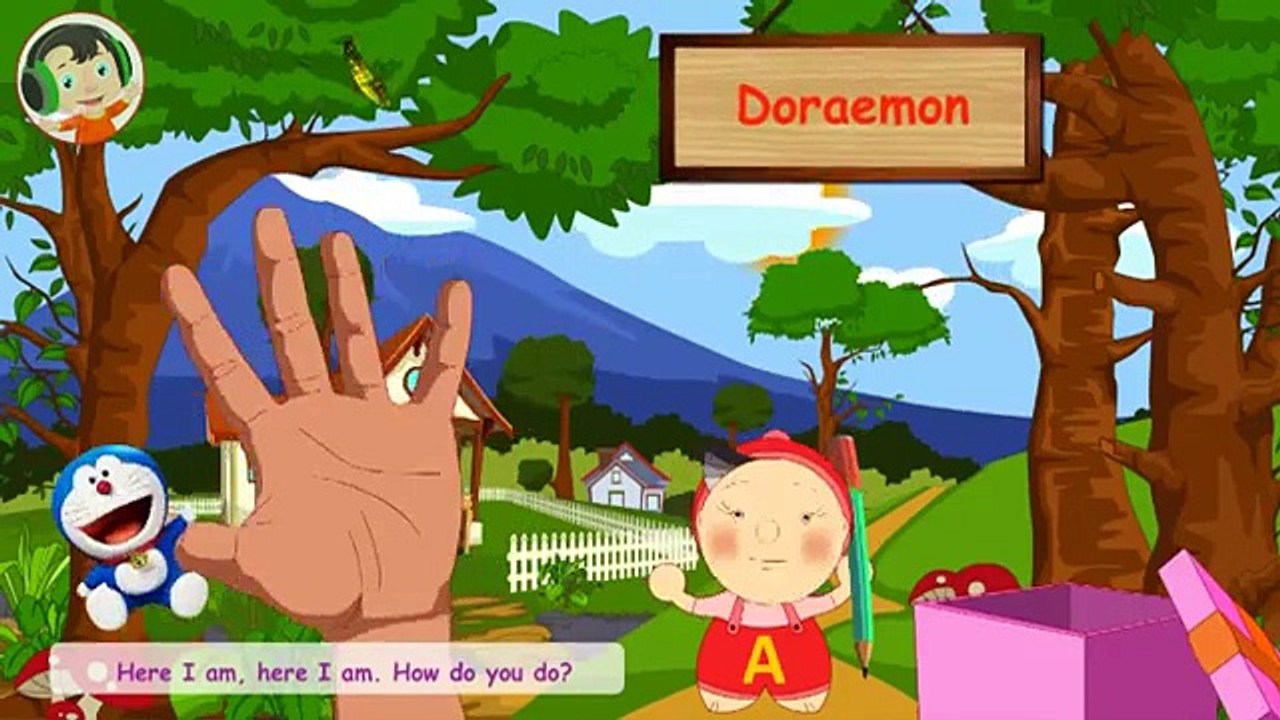 Doraemon 3D Finger Family Song (Funny animation Nursery Rhymes Song)