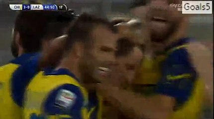 Valter Birsa Goal Chievo 3 - 0 Lazio Serie A 30-8-2015