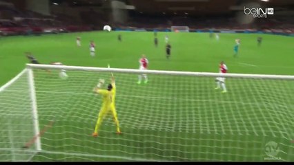 Cavani Fantastic Header Subasic Amazing Save _ AS Monaco v. PSG - 30.08.2015 HD