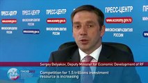 Sergey Belyakov, Deputy Minister for Economic development of Russian Federation