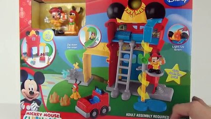 mickey mouse firehouse playset