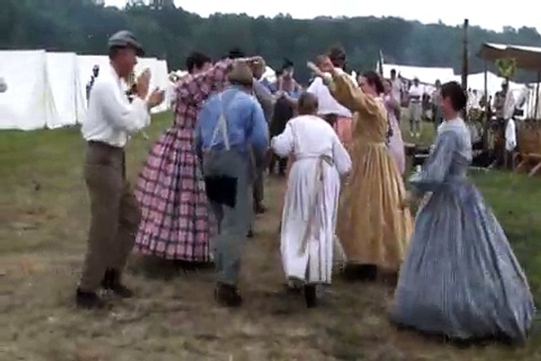 Gettysburg Civil War Reenactment, Confederate Camp Dance