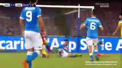 2-2 Éder Fantastic Skill and Goal | SSC Napoli v. Sampdoria 30.08.2015 HD