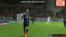 Edinson Cavani 0:1 | Monaco - Paris Saint Germain 30.08.2015 HD