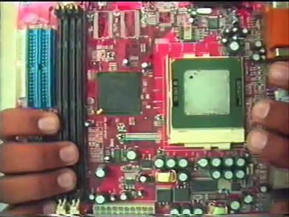 Urdu Computer Hardware Education "Different Mother Board" Muskan Computers Muridke