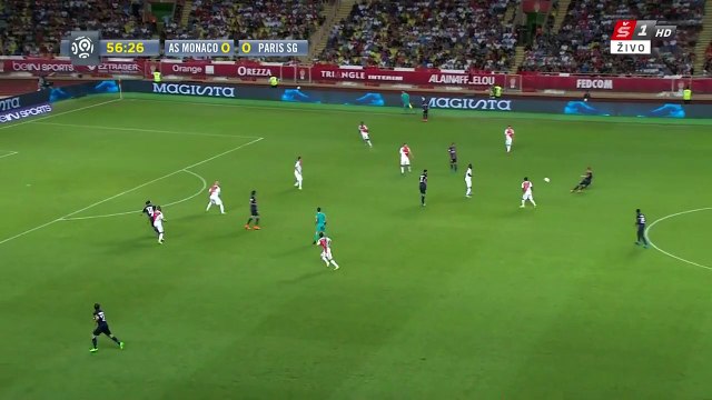 Edinson Cavani 0_1 _ Monaco - Paris Saint Germain 30.08.2015 HD