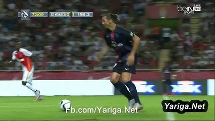 Monaco 0 - 2 Paris SG Edinson Cavani