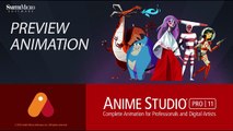 Anime Studio Pro 11 - Preview Animation - Tutorial