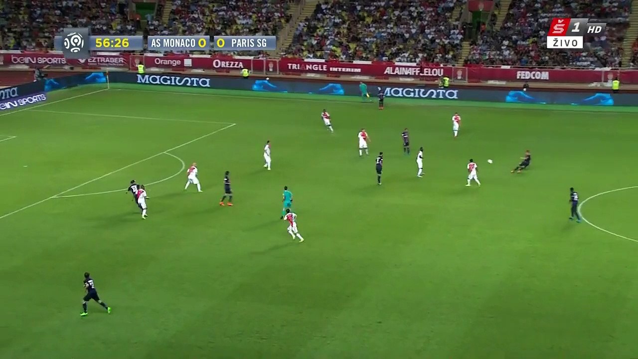 Edinson Cavani 0_1 _ Monaco - Paris Saint Germain 30.08.2015 HD