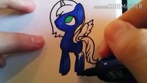 Princess Luna filly chibi speed drawing [Quickie]