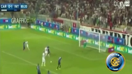 أهداف مباراة إنتر ميلان وكاربي في الدوري الإيطالي