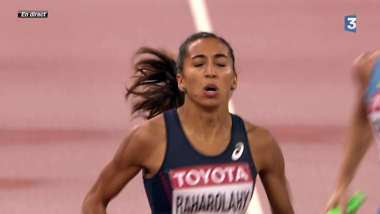 Relais 4x400 m dames : les Françaises chutent lors du dernier passage de témoin