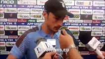 Chievo-Lazio, Radu in zona mista al termine della gara (30082015)