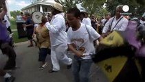 New Orleans: march in memory of Hurricane Katrina